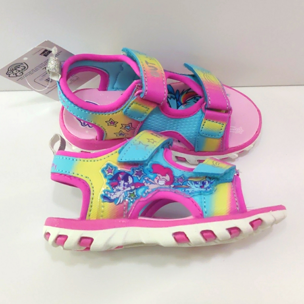Toddler Girls Shoes My Little Pony Size 7 MLP Pinkie Pie